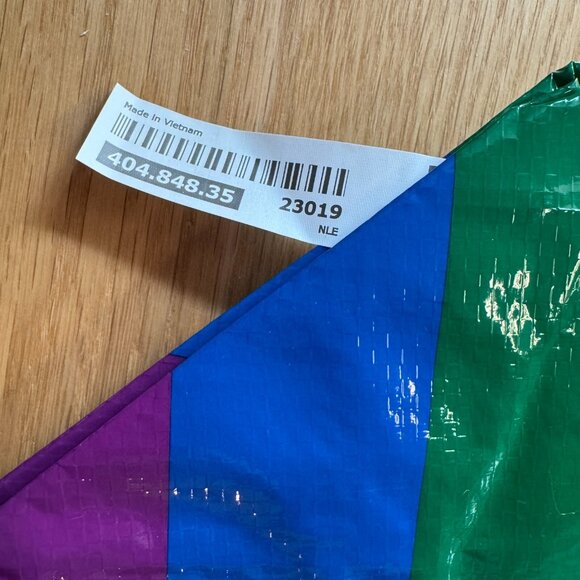 IKEA Storstomma Rainbow, Reuseable Small Tote Bag, 404.848.35 Multi-Color - Picture 10 of 10